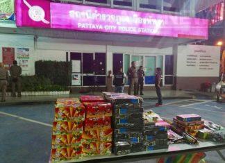 Warnings against fireworks continue for Loy Krathong in Pattaya area, arrests and vendor roundups already being made, 60,000 baht fines