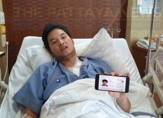 UPDATE: 100,000 baht to be rewarded if suspect caught, says Korean victim in Pattaya who was stabbed 17 times