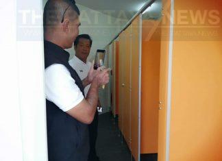 Pattaya City inspects newly remodeled free public restrooms on Jomtien Beach, opening soon