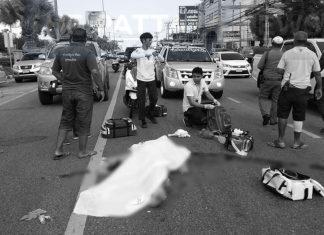 Elderly British man killed in early morning motorbike accident in Pattaya