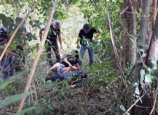 Escaped fugitive prisoners from Pattaya Courthouse caught, Bart Allen Helmus, American National, in coma from self inflicted gunshot wound