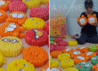 Fifteen year old Thai girl extorted for 50,000 baht by copyright troll scam artist after making cartoon character Krathongs