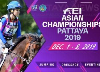 Aktualisierung der FEI Asienmeisterschaften in Pattaya, Thailand schneidet gut ab