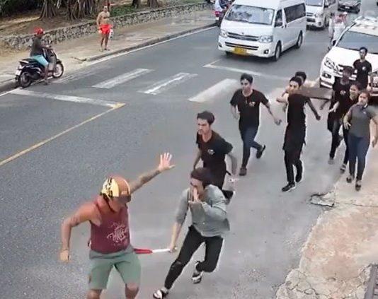 American tourist chased by mob of angry Thais after disagreement in Phuket restaurant