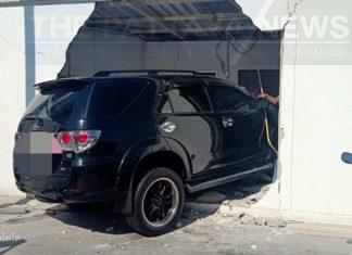 Driver crashes into house in Sri Racha, seriously injures sleeping woman