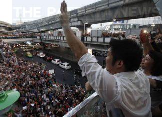 Future Forward party leader Thanathorn organizes largest government protest since 2014 coup in Bangkok