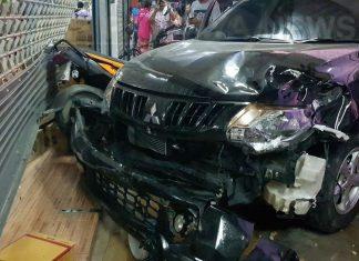 One dead, two injured after suspected drug dealers crash vehicle into bystanders in high speed chase with Pattaya Police