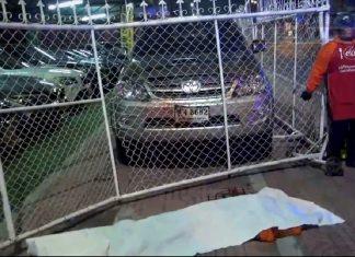 Street sweeper killed in hit and run road accident in Chonburi, driver later arrested