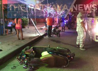 British Expat killed in early morning Pattaya motorbike accident