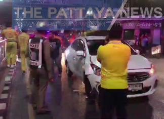 Intoxicated Pedestrian dies attempting to cross Sukhimvit Road in Chonburi