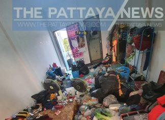 Tenant abandons room in Pattaya in horrific condition