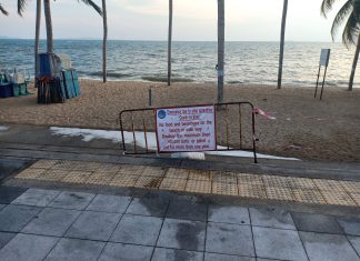 Des messages mitigés sur l'utilisation des allées le long des plages de Pattaya pour faire de l'exercice, signalent de nombreux résidents locaux frustrés
