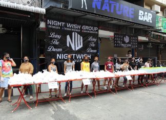 Night Wish Group extends daily food for the needy in Pattaya through April 30th as Covid-19 crisis continues