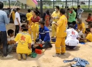 Three female construction workers killed after falling through roof in Si Racha