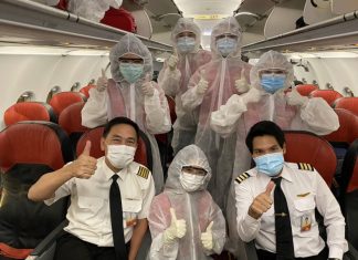 Thai Vietjet operates special flight to bring home forty repatriated Thai citizens from Vietnam