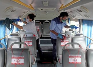Public buses in Bangkok to ease social distancing rules July first