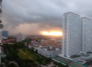 Risque d'orages potentiellement violents dans la région de Pattaya au cours des prochaines 24 heures
