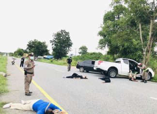 В Бангламунге прошли учения по массовому ДТП