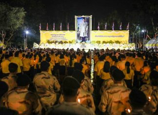 Banglamung honours His Royal Majesty King Bhumibol Adulyadej The Great (Rama IX)