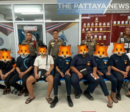 Nine teenage motorbike racers arrested in Pattaya area last night