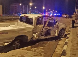 Een dode en twee gewonden na een aanrijding met een motor in Banglamung