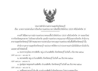 MISE À JOUR: TIMELINE Sattahip et Mueang Chonburi avertissent les personnes qui ont visité des lieux en ce qui concerne les cas confirmés de Covid - 19