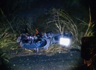 Motorbike driver going the wrong way against traffic killed after colliding with pickup truck in Banglamung