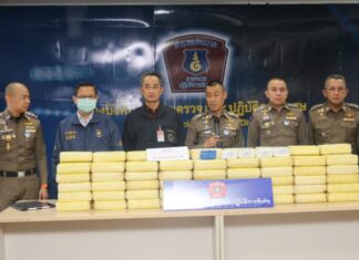 Couple placed under arrest in Bangkok for allegedly smuggling one million meth pills to Southern provinces