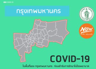 Bangkok releases website with 11 “high-risk” areas including Banglamung where people can report themselves over Covid – 19 precautions