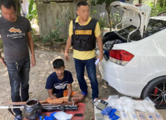 Thai commando police raid resort in Nakhon Si Thammarat, alleged major drug dealer arrested