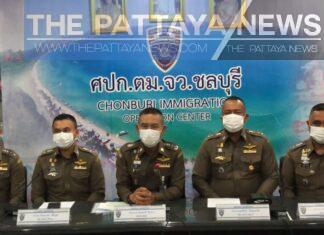 Chonburi Immigration Police announce four major arrests relating to migrant workers
