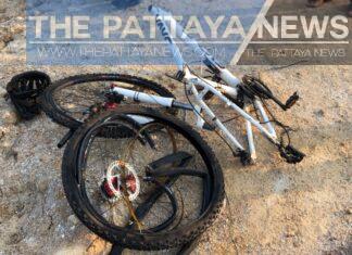 Pattaya area bicycle rider dies after being hit by heavily drunk pickup truck driver