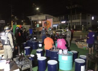 Видеоновости: 28 человек арестованы в пивном баре в районе Паттайи за то, что якобы он открыт в нерабочее время.