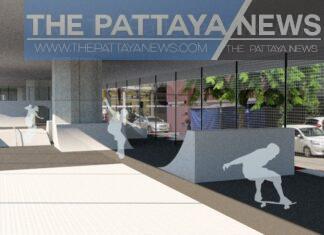 Street sports field for skateboarding, basketball, and more under Bali Hai overpass to be completed this year, says Pattaya Mayor