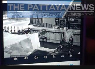 Thief still on the run after stealing imported booze from bar next to Pattaya Police Station