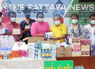 Food and supplies donated to Chonburi Child Abuse Care Center during Covid-19 crisis