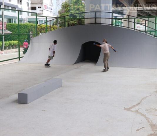 New skate park under Bali Hai overpass certified by safety inspection team, ready for opening soon