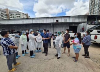 Chonburi Governor orders more Covid-19 related temporary targeted closures: Company, worker camp, and construction sites