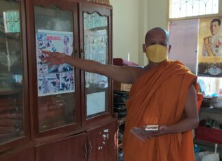 30 rare amulets stolen from abbot’s room at Wat Khao Nam Sub in Sri Racha, one reportedly worth 2 million baht