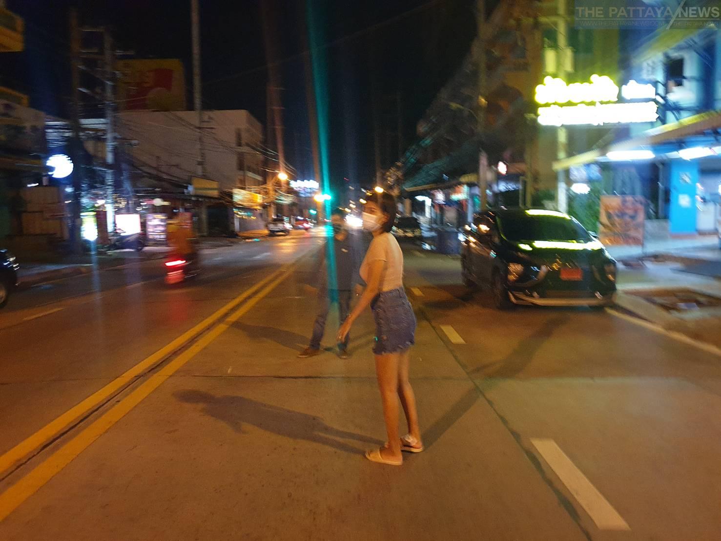 Sedan driver who claimed to be police speeds away after crashing with motorbike in the Pattaya area