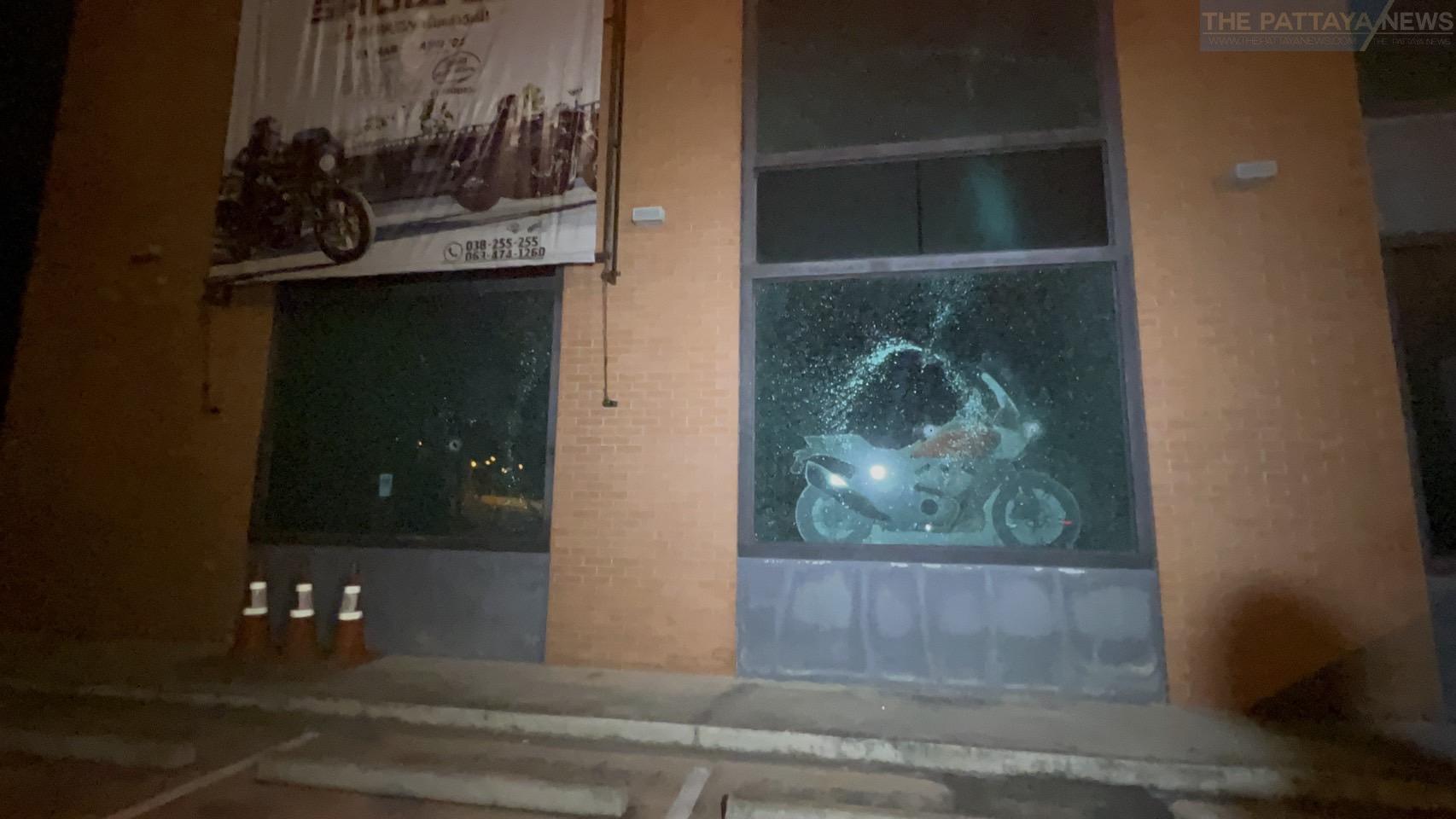 Four suspects allegedly shoot more than 10 bullets into Harley-Davidson Pattaya shop overnight