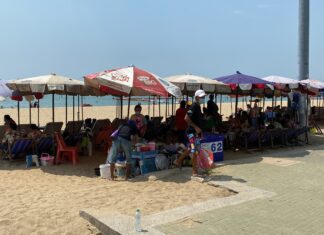 Second day of Songkran sees less “public” water play in major tourist areas as Thai government threatens high fines and jail time for water splashing