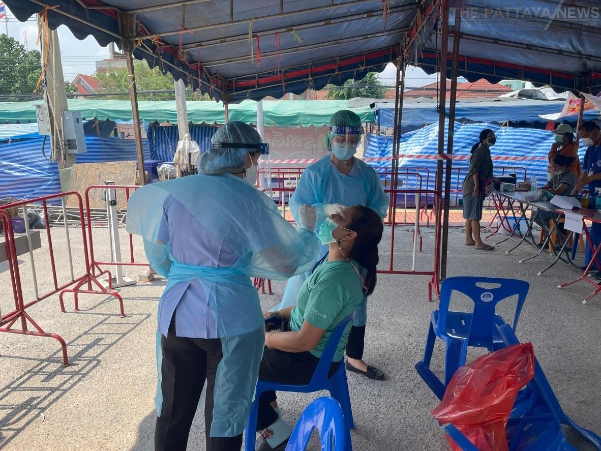 Chonburi announces 885 new and confirmed cases of Covid-19 and five new deaths