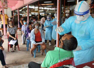 Chonburi announces 650 new and confirmed cases of Covid-19 and one new death