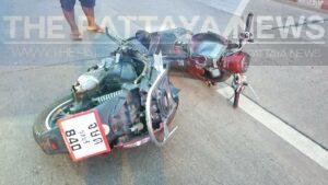24-year-old female driver collides with 28-year-old motorbike rider who dies at the scene in Pattaya