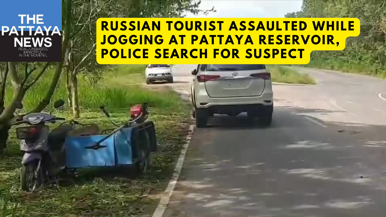 Video: Russian tourist assaulted while jogging around reservoir in Pattaya