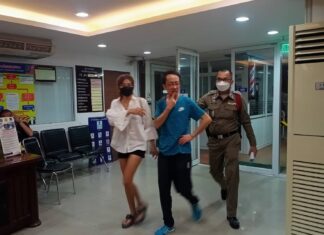 Allegedly drunken foreigner gets into car crash with famous Thai ex-convict Youtubers in Pattaya area