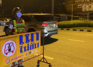 Drunk driving check points return in force in Pattaya