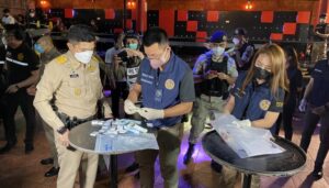Illegal Bangkok nightclub raided for multiple violations including late closing, alleged drugs, and allowing minors entry