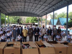 Pattaya Japanese Association donates needed items from Japanese schoolchildren to Thai children in Sri Racha and Pattaya
